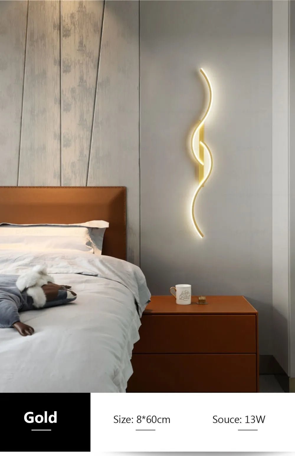 Applique murale LED moderne minimaliste intérieur extérieur ! - luminacry