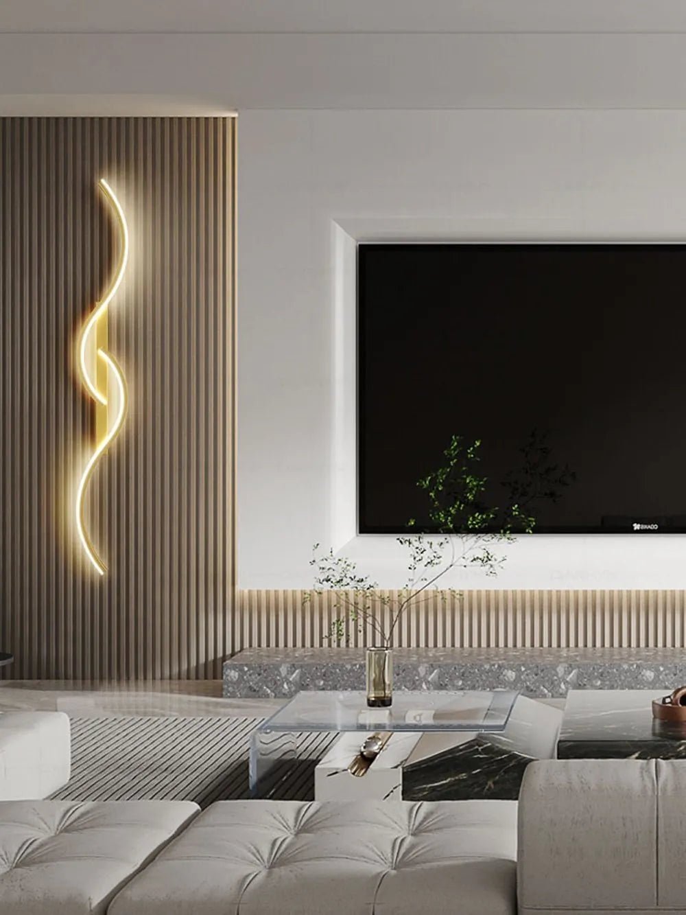 Applique murale LED moderne minimaliste intérieur extérieur ! - luminacry