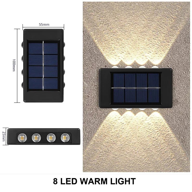 Lampe murale solaire extérieure étanche à énergie solaire "SolEd - Light™" - luminacry