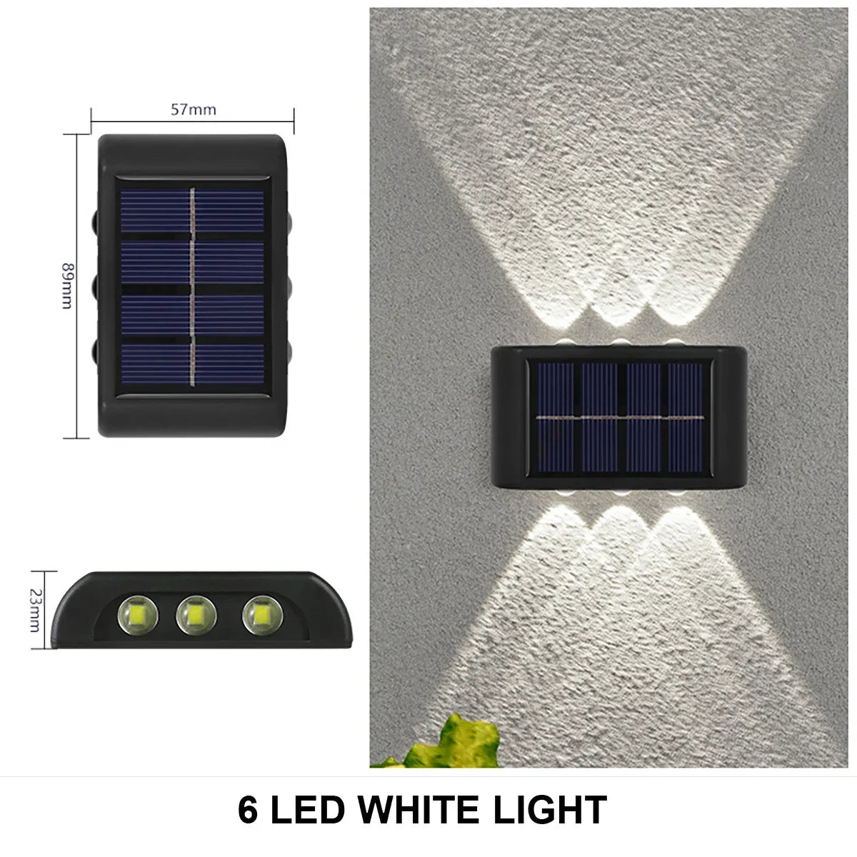 Lampe murale solaire extérieure étanche à énergie solaire "SolEd - Light™" - luminacry