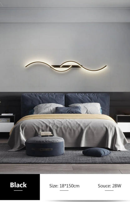 Applique murale LED moderne minimaliste intérieur extérieur ! - luminacry