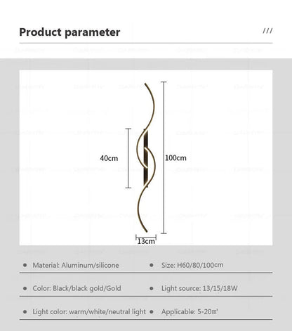 Applique murale LED moderne minimaliste intérieur extérieur ! - luminacry
