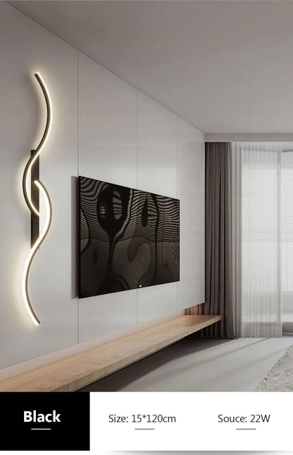 Applique murale LED moderne minimaliste intérieur extérieur ! - luminacry