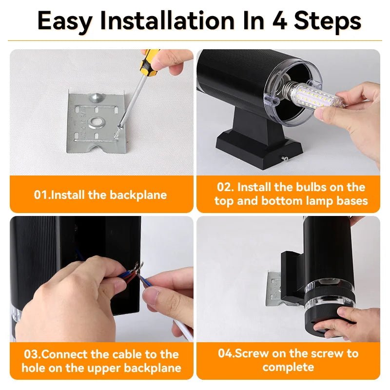 Appliques Mural Rond, intérieur, extérieures, à l'LED étanche ! (Copie) - luminacry