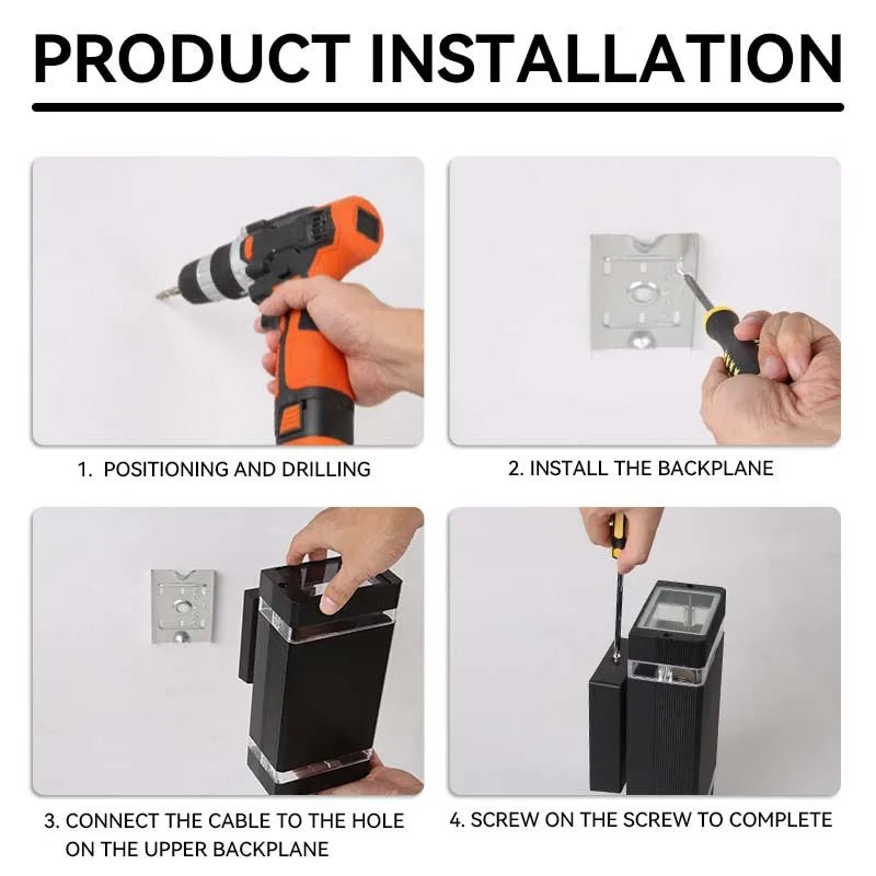 Appliques Mural Rond, intérieur, extérieures, à l'LED étanche ! (Copie) - luminacry