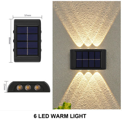 Lampe murale solaire extérieure étanche à énergie solaire "SolEd - Light™" - luminacry