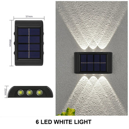 Lampe murale solaire extérieure étanche à énergie solaire "SolEd - Light™" - luminacry