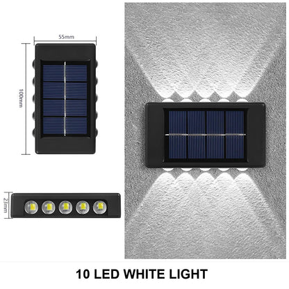 Lampe murale solaire extérieure étanche à énergie solaire "SolEd - Light™" - luminacry