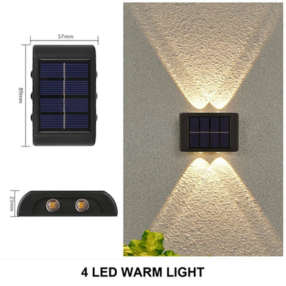 Lampe murale solaire extérieure étanche à énergie solaire "SolEd - Light™" - luminacry