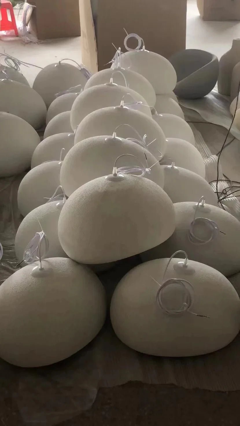 Nordic Wabi Sabi Style Led E27 Chandelier Lustre Dining Room Bedroom Hanghing Home Decor Bar Loft Pendant Fixtures Kitchen Lamp - luminacry